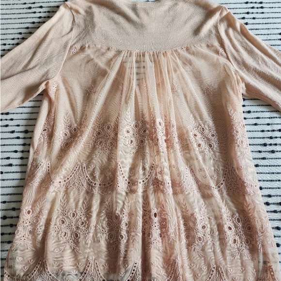 Ladies lace back cardigan - Picture 2 of 3